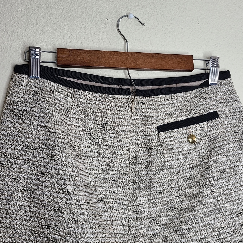 Banana Republic Cream Tweed Skirt - Picture 3 of 5